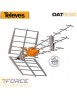 Antenne DAT BOSS Televes - UHF (C21-60) - TNT - Gain 45 dB