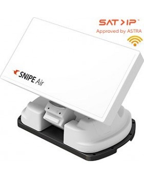 Antenne satellite automatique plate pour Camping - WiFi - SAT IP - LNB single - SELFSAT SNIPE AIR
