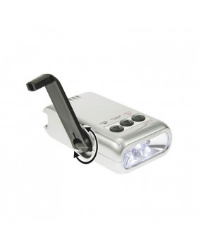 Lampe Torche - Dynamo ZL388/5 - A LED, Chargeur de Téléphone Mobile, TORCH-LDYN-3 Détecteur Faux Billets
