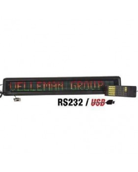 AFFICHEUR JOURNAL LUMINEUX MULTICOLORE LED VELLEMAN 7X80 POINTS MML16CN