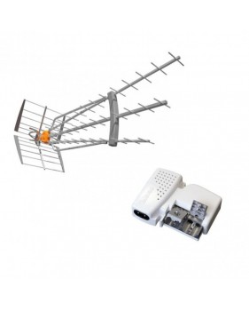 Televes Pack Antenne Dat Hd Boss Lr Lte700 (c.21 - C.48) Gain 47dbi