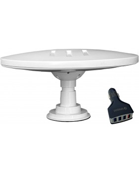 ANTENNE OMNIDIRECTIONNELLE UHF FM DAB TV UNISPECTRA HELIO-MAGNET 33dB 4k 1080p