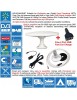 ANTENNE OMNIDIRECTIONNELLE UHF FM DAB TV UNISPECTRA HELIO-MAGNET 33dB 4k 1080p