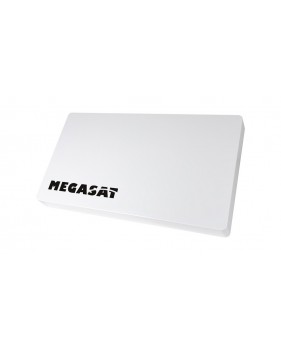 Antenne Satellite Plate D1 - LNB Simple Intégré 60dB + Kit de Fixation – Camping Car Camion Mur Toit Sol Balcon Fenêtre