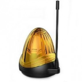 Feu à led fixe ou clignotant automatisme portail 12/24/220 V AC/DC avec antenne