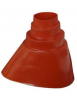 Manchon en Caoutchouc rouge pour mât de diamètre 48-60mm – toit, tuile