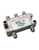 Répartiteur TV satellite UHF/VHF/FM d’intérieur 1 entrée 4 sorties 5-2400 Mhz