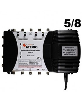 Multiswitch 5/8 Atemio Premium Line - 5 entrées / 8 sorties