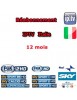 Réabonnement IPTV sans parabole Chaînes Italiennes - 12 mois