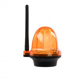 Feu clignotant portail et garage 12 24 220V, LED d’alarme YET6139 sans fil Orange lumière stroboscopique pour l'automatisation