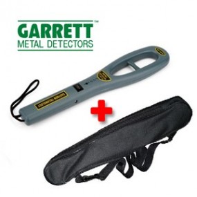 Détecteur de métaux pour fouille Garrette avec housse
