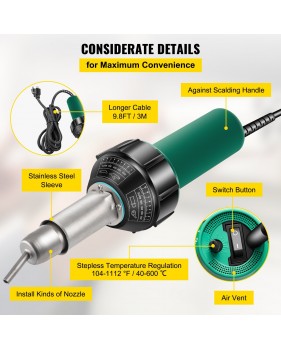 Buse De Pistolet à Air Chaud 4 Pièces Buses De Chaleur Buse En Alliage D'aluminium Buse à Air