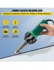 Pistolet à Air Chaud Pistolet de Soudage PVC Plastique électronique 1600W 8PCS 4 Buses
