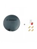 Antenne Parabole Fibre SMC 75 cm Anthracite WORLDSAT + LNB Twin