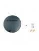 Antenne Parabole Fibre SMC 75 cm Anthracite WORLDSAT + LNB Single