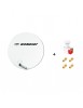 Antenne Parabole Fibre SMC 60 cm Beige WORLDSAT + LNB Twin 0,1 dB Full HD 1080p 4K Ultra HD + 4 Fiches F Or - Visserie en Inox