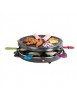 Appareil à raclette électrique 29 cm pour 6 personnes - Plateau gril antiadhésif amovible