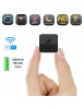 Mini caméra surveillance WiFi/DV HD 1080P, vision nocturne 120°, infrarouge, détection de mouvement, carte Micro SD 64Go