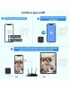 Mini caméra de surveillance infrarouge intelligente sans fil vision 170° 4K HD 1080P WIFI et DV, jour/nuit  + Micro SD 128GO