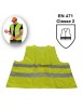Gilet de sécurité jaune fluo 2 bandes - classe 2 - EN471 - Taille unique