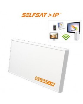 Antenne plate Selfsat IP 21 SAT IP - 2 sorties LNB - 1 sortie Ethernet - WiFi