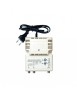 Amplificateur Intérieur UHF 1 entrée 2 sorties Gain 25dB Blanc