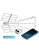 Antenne TV UHF TNT Trinappe extérieure blanc Power 55 Connect