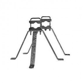 Kit Paire d&#039;Etriers Fixations murales en M pour mât d&#039;antenne TV TNT