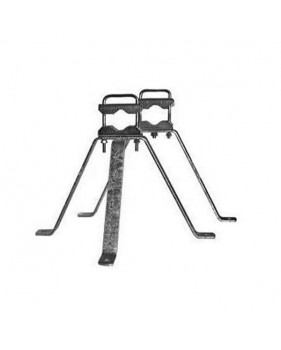 Kit Paire d'Etriers Fixations murales en M pour mât d'antenne TV