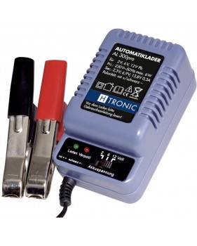 Chargeur pour batterie au plomb 1248217 AL-300 PRO 2V, 6V, 12V, charge I-U pour accus en plomb-acide, plomb-gel, plomb