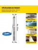 Pompe à Eau De Puits Profond Submersible Immergée Câble 20m 2.2kw 2200 W Max.14000l/h