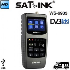 Pointeur Satellite WS-6933 HD - DVB-S2 - écran LCD - idéale pour Camping