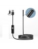 Endoscope Mini Caméra 3 En 1, 7mm Micro USB Type-C 6 LED
