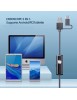 Endoscope Mini Caméra 3 En 1, 7mm Micro USB Type-C 6 LED