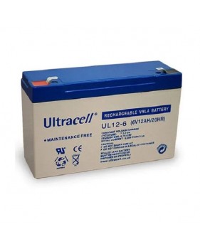 Batterie plomb étanche - Ultracell UL12-6 - 6v 12ah