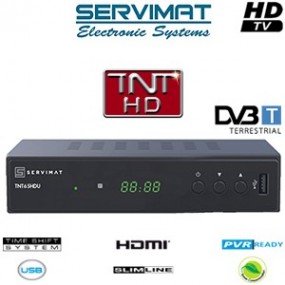 SERVIMAT TNT65HDU - Adaptateur TNT HD - PVR ready - USB  - HDMI + Cordon HDMI offert