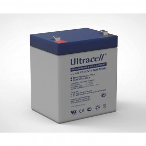 Batterie Plomb - Ultracell UL4.5-12 - 4.5Ah 12V