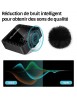 Microphone Lavalier Professionnel Sans Fil 2.4 GHz, Anti-Interférence, Volume Réglable Pour Caméra, IPhone, Diffusion 5H