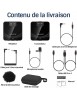 Microphone Lavalier Professionnel Sans Fil 2.4 GHz, Anti-Interférence, Volume Réglable Pour Caméra, IPhone, Diffusion 5H