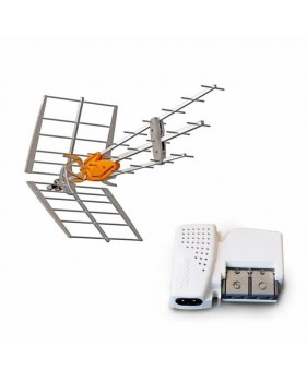 Pack Antenne TNT TELEVES DAT HD BOSS UHF Gain 42dB