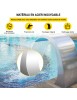 Fontaine de la Piscine, Étang 30 x 60 cm Lame d'eau pour Piscine Gris en Acier Inox,