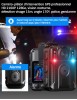 Caméra-piéton d'intervention GPS professionnel HD 2160P 128Go