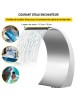 Fontaine de la Piscine, Étang 30 x 60 cm Lame d'eau pour Piscine Gris en Acier Inox,