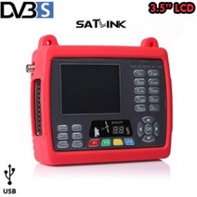 Mesureur de Champ Satellite DVB-S SATLINK WS 6950 - Ecran TFT LCD 3,5&quot;