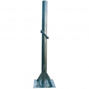 Support en acier galvanisé multifonction gris, 120cm