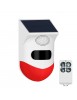 Wifi Alarme infrarouge intérieure extérieure intelligente solaire IP67, alarme 120db, vision nocturne IR + télécommande sans fil