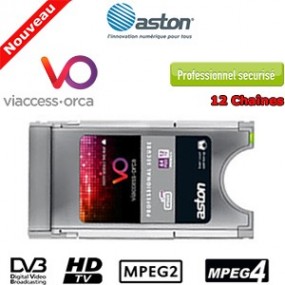 Module PCMCIA Sécurisé Viaccess Professionnel MPEG2/MPEG4 - décrypte jusqu’à 12 chaînes TV