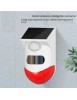 Wifi Alarme infrarouge intérieure extérieure intelligente solaire IP67, alarme 120db, vision nocturne IR + télécommande sans fil