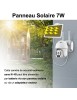 Camera 4G extérieur motorisée FULL HD solaire  vision 92° IR  nano SIM 300Mo  support angle droit - Micro & Haut Parleur Intégré