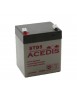Batterie Plomb Etanche ACEDIS STD5 12V 5Ah C20 AGM VRLA Gamme VO ABS 1.5KG